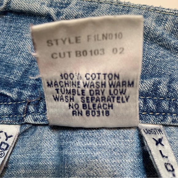 🦋SALE Y2K Lucky Brand Dungarees Flared Plaza Jeans - Picture 10 of 11